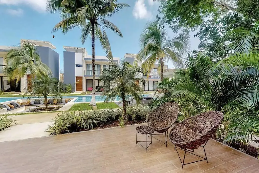 Apartmán Contemporary Poolside Condo, Wi-Fi - Paraiso Kaanal 101 Tulum Mexiko