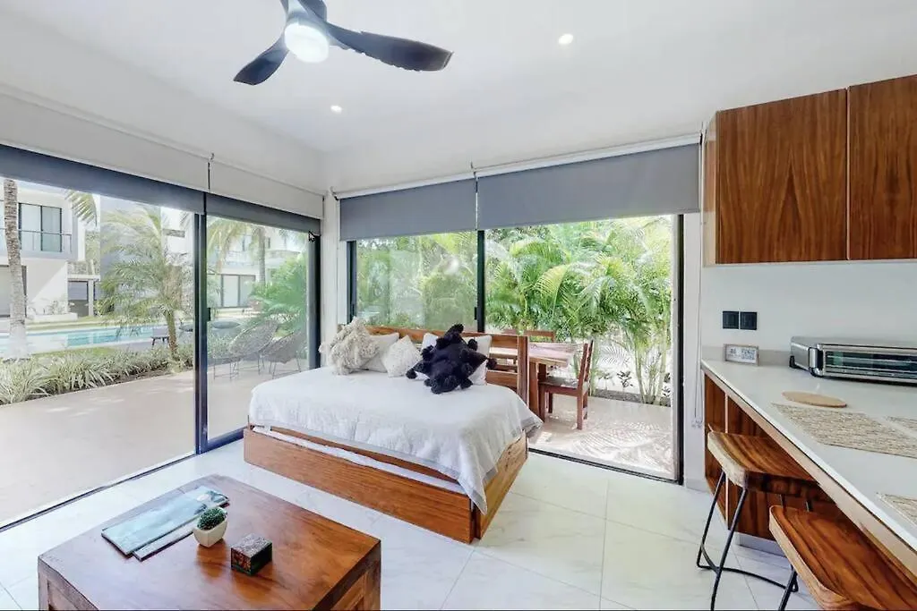 Apartmán Contemporary Poolside Condo, Wi-Fi - Paraiso Kaanal 101 Tulum