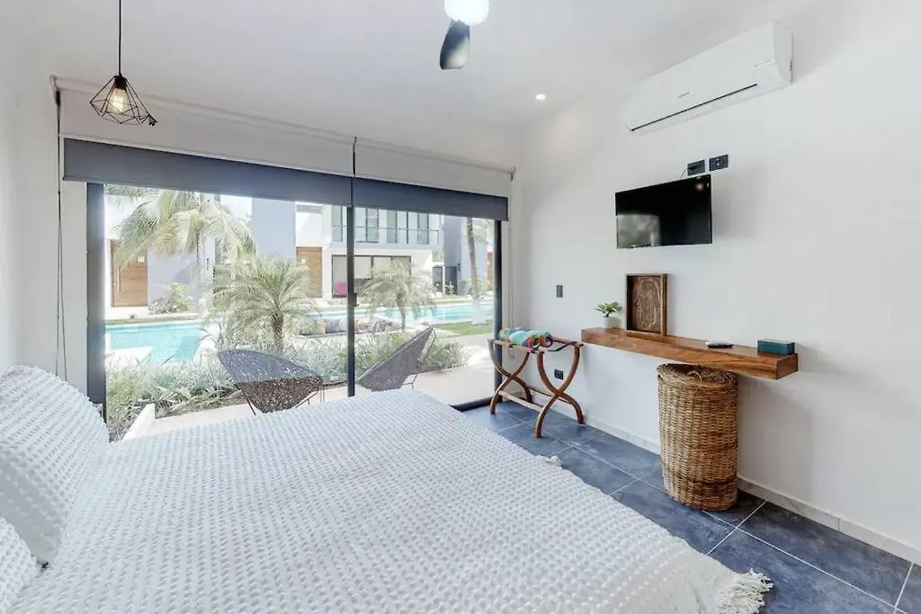 Apartmán Contemporary Poolside Condo, Wi-Fi - Paraiso Kaanal 101 Tulum